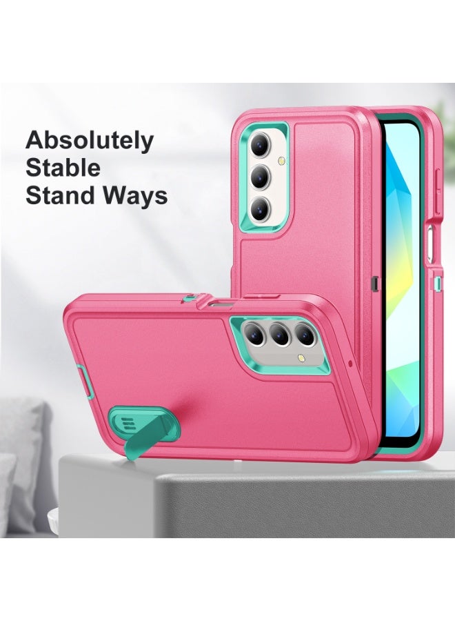 Samsung Galaxy A16 5G/4G Case Cover with Kickstand,Heavy Duty Protection Shockproof Anti-Scratch Slim Fit Lightweight Protective Durable Case Hard Cover for Samsung Galaxy A16 6.7",Black - Image 5